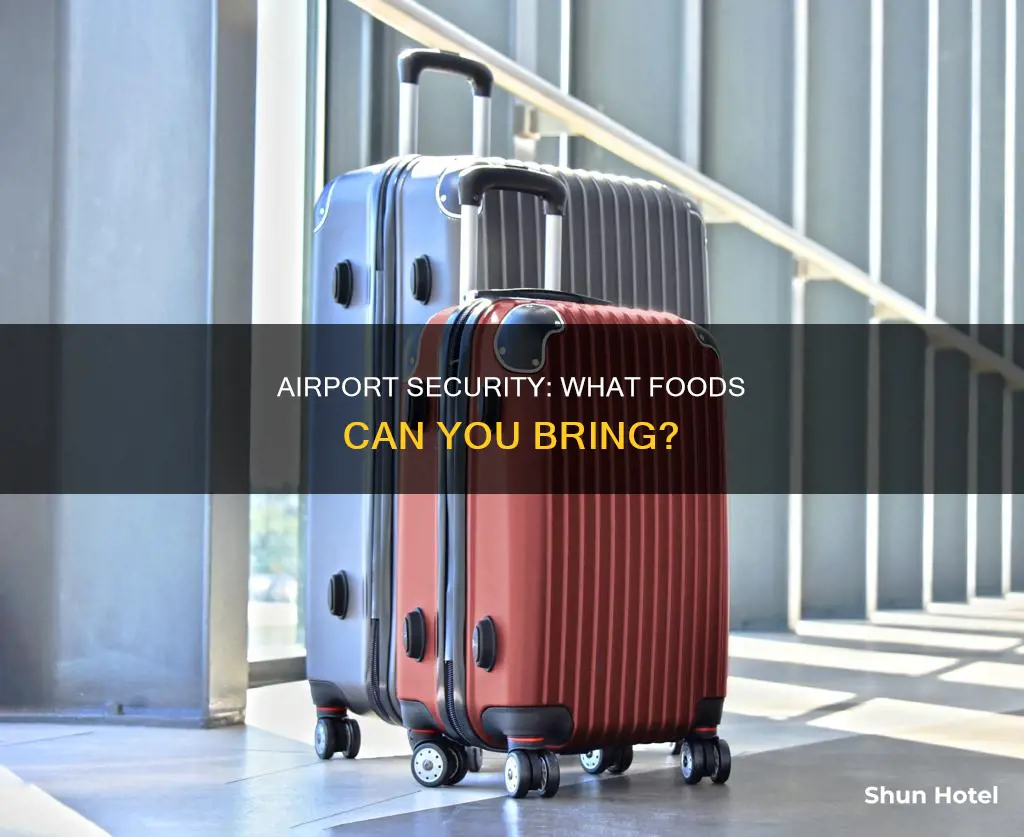 can you bring food through airport check in