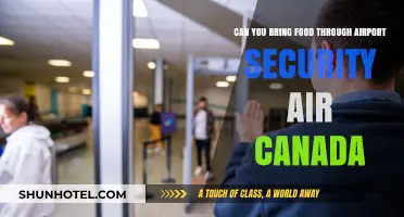 Airport Security Food Rules: Air Canada Edition