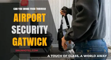 Travelers' Food Guide: Gatwick Airport Security