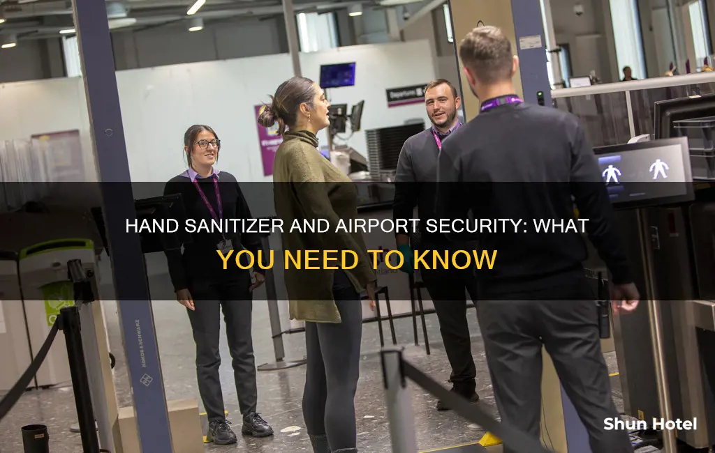 can you bring hand sanitizer through airport security