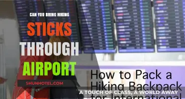 Hiking Sticks: Airport Clearance?