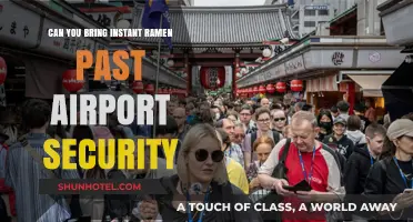 Airport Security and Instant Ramen: What's Allowed?