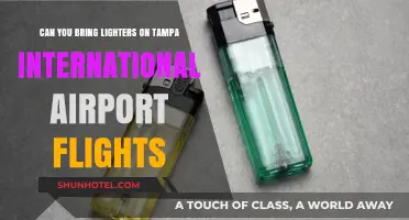 Tampa International Airport: Lighters on Flights?
