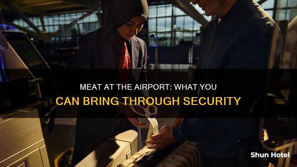 can you bring meat through airport security