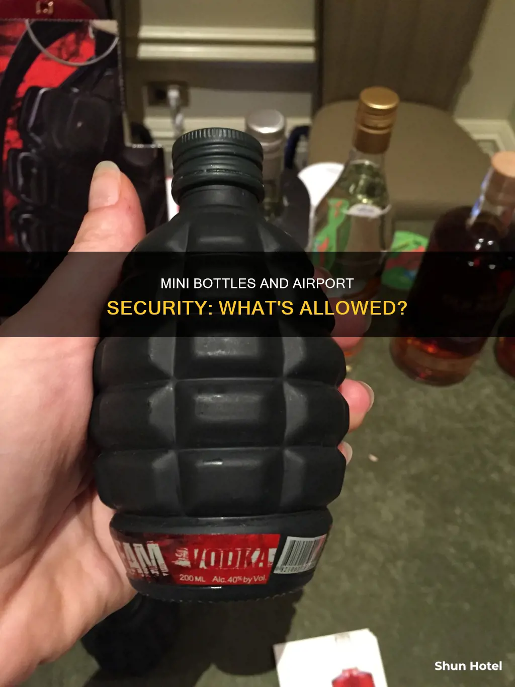 can you bring mini bottles through airport security