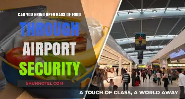 Navigating Airport Security with Open Food Bags