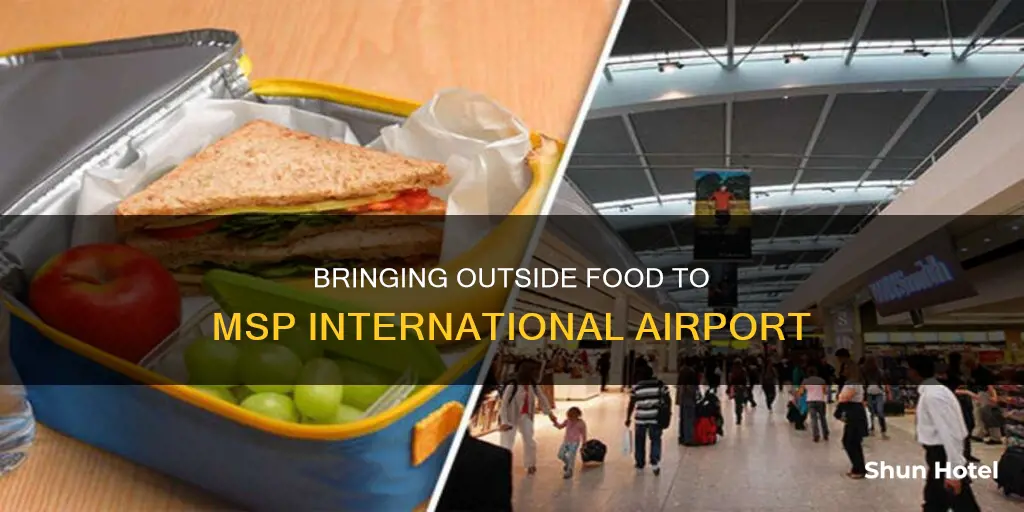 can you bring outside food into international airport minneapolis