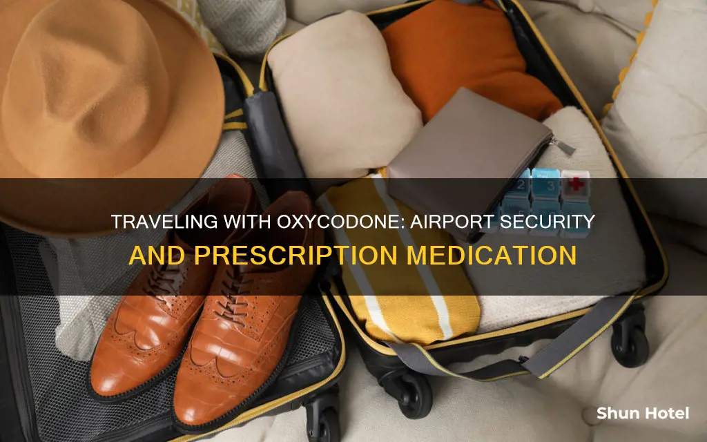 can you bring oxycodone to an airport