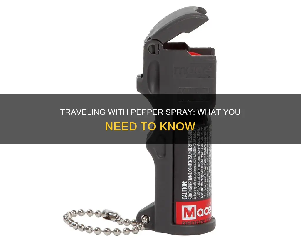 can you bring pepper spray through airport security