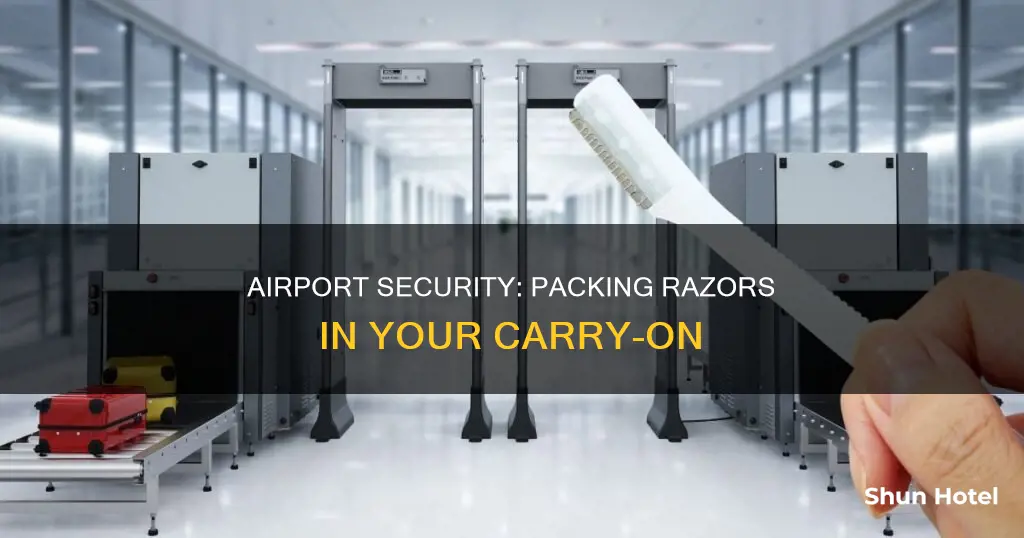 can you bring razors to the airport