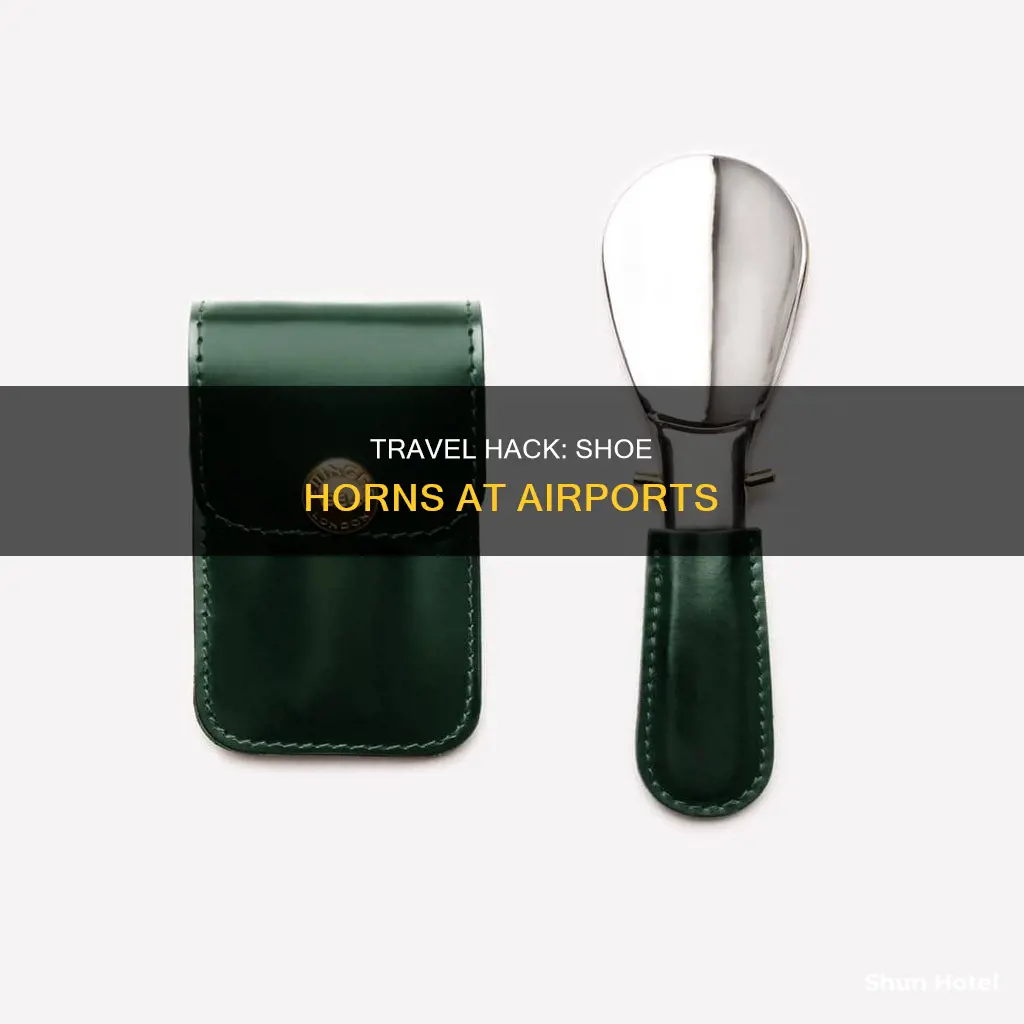 can you bring shoe horn airport