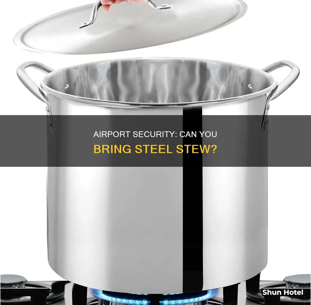 can you bring steal stiwe to airport