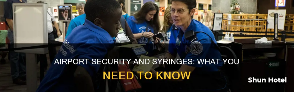 can you bring syringes through airport security