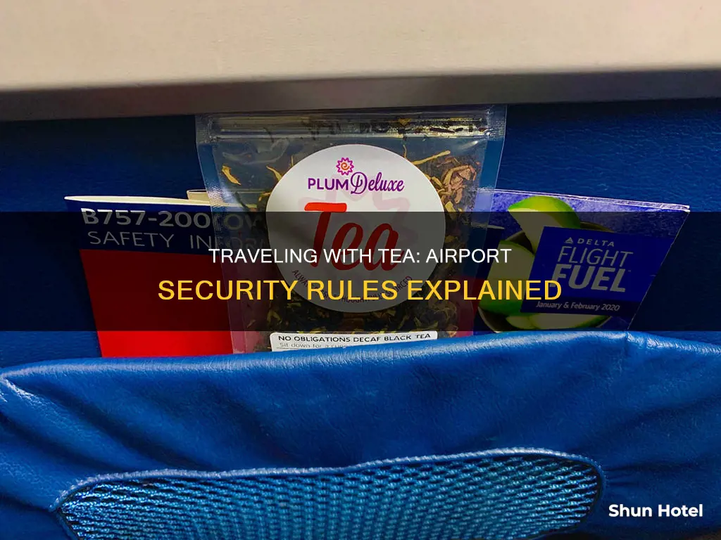 can you bring tea through airport security