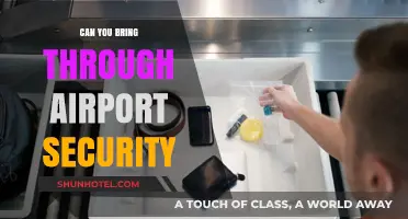 Airport Security: What Can You Bring?