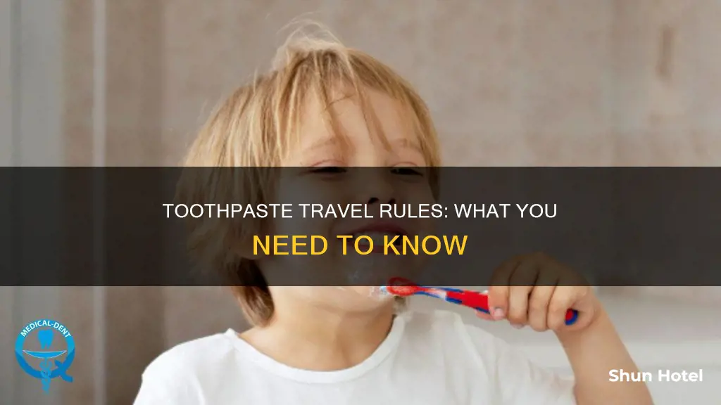 can you bring toothpaste through airport