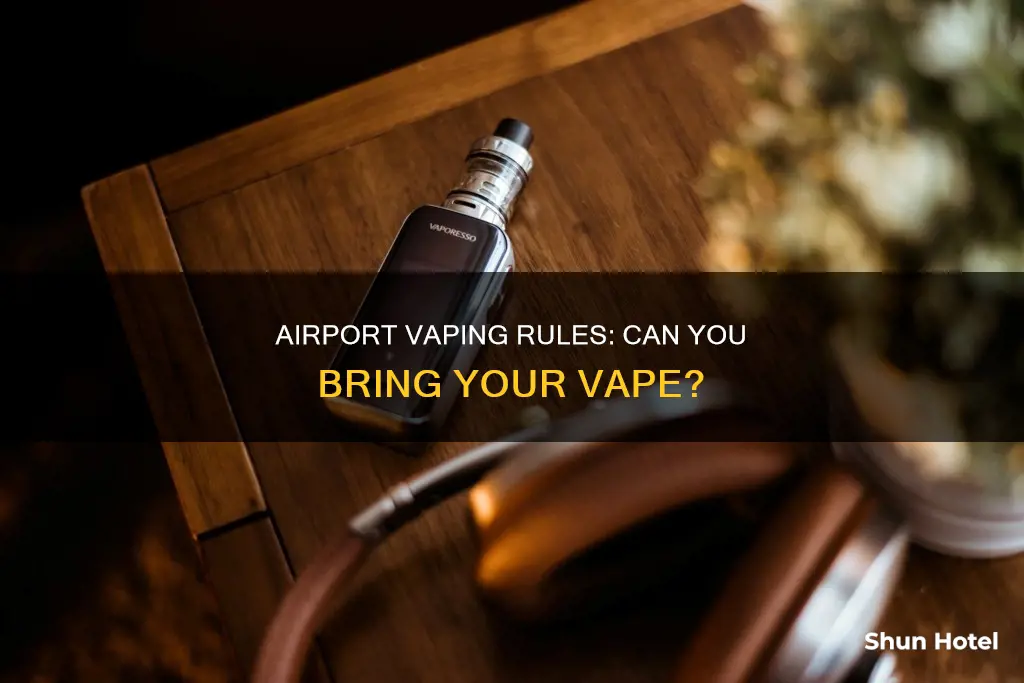 can you bring vapes in airport