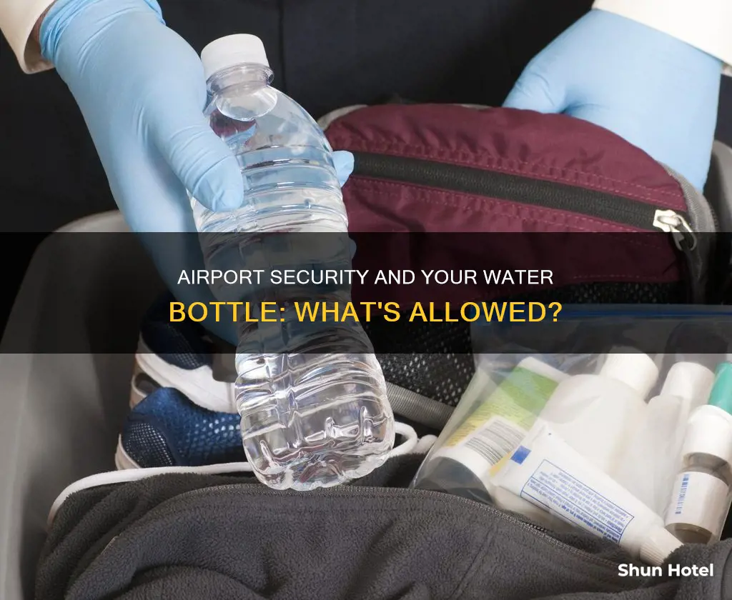 can you bring water in airport