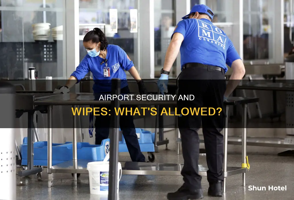 can you bring wipes through airport security