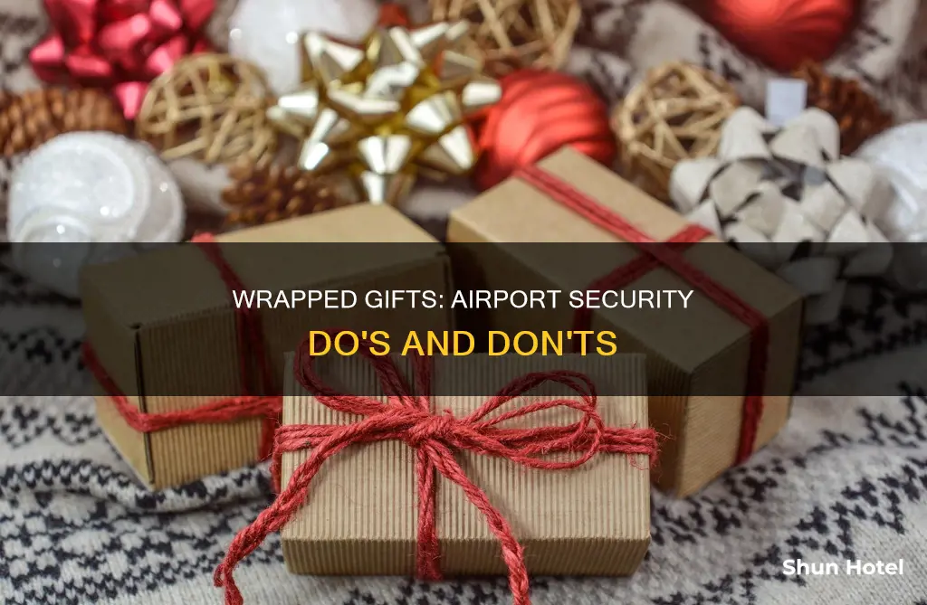 can you bring wrapped gifts through airport