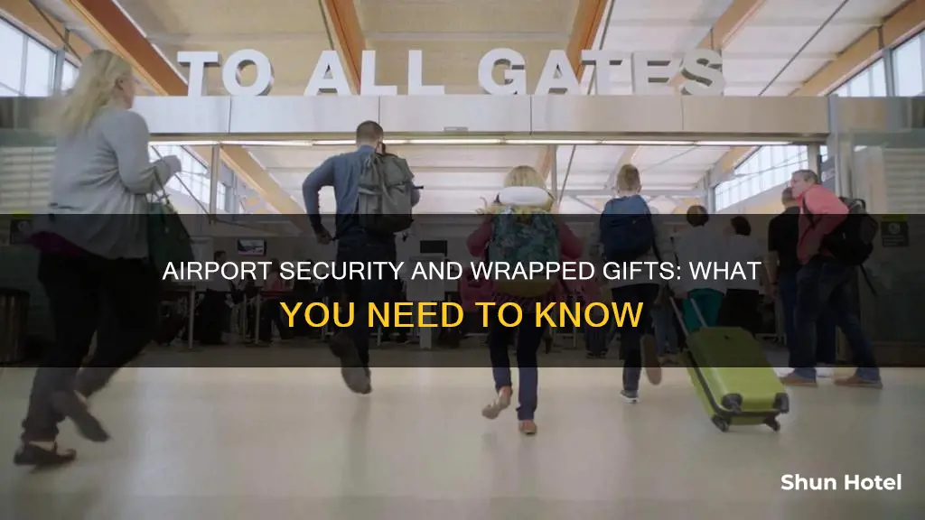 can you bring wrapped presents through airport security