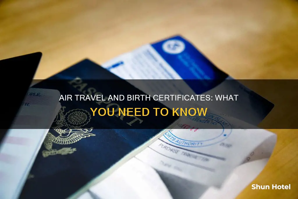 can you bring your birth certificate to the airport