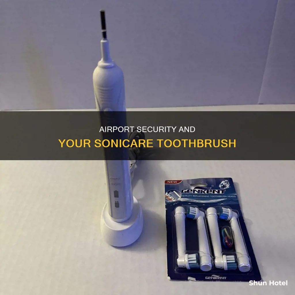 can you bring your sonicare tooth brush to the airport