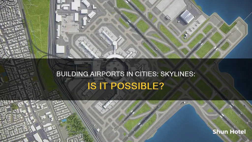 can you build airports in cities skylines