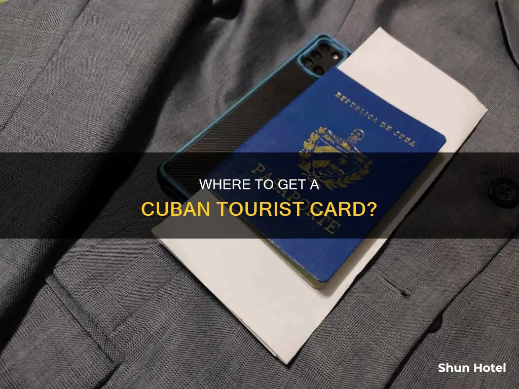 can you buy a cuban tourist card at the airport