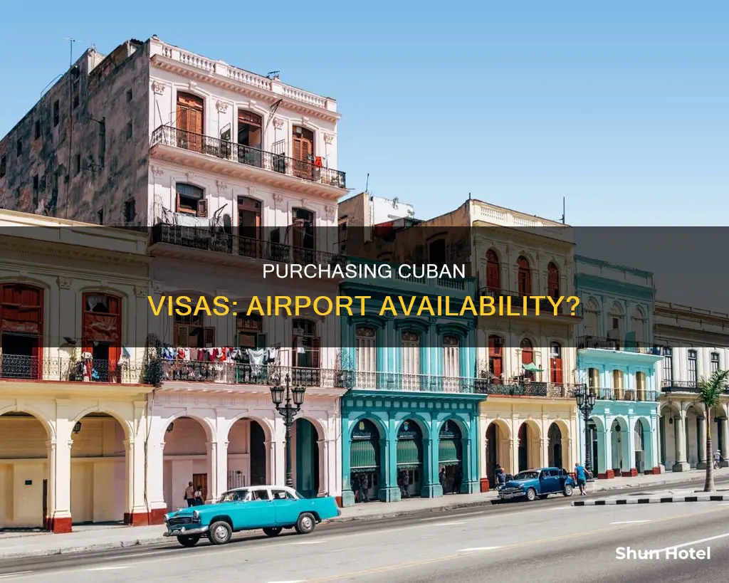 can you buy a cuban visa at the airport