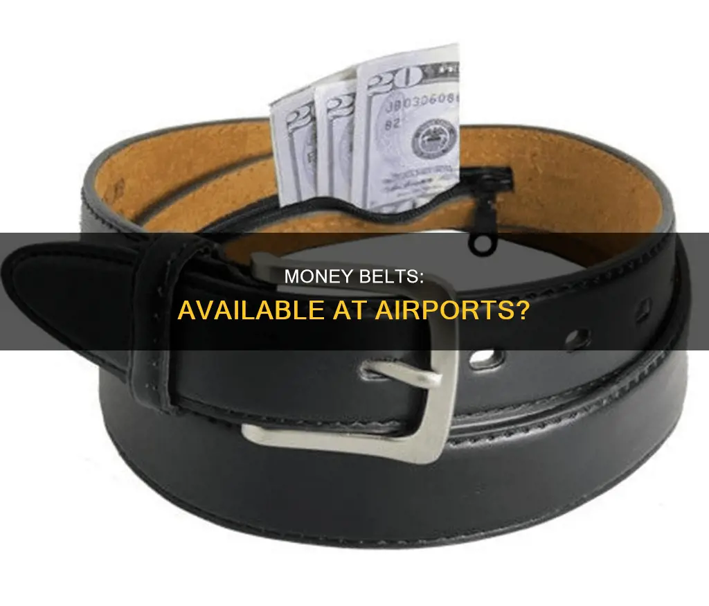 can you buy a money belt in the airport