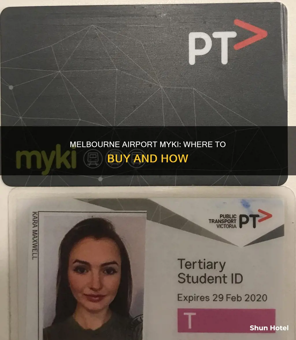 can you buy a myki at melbourne airport