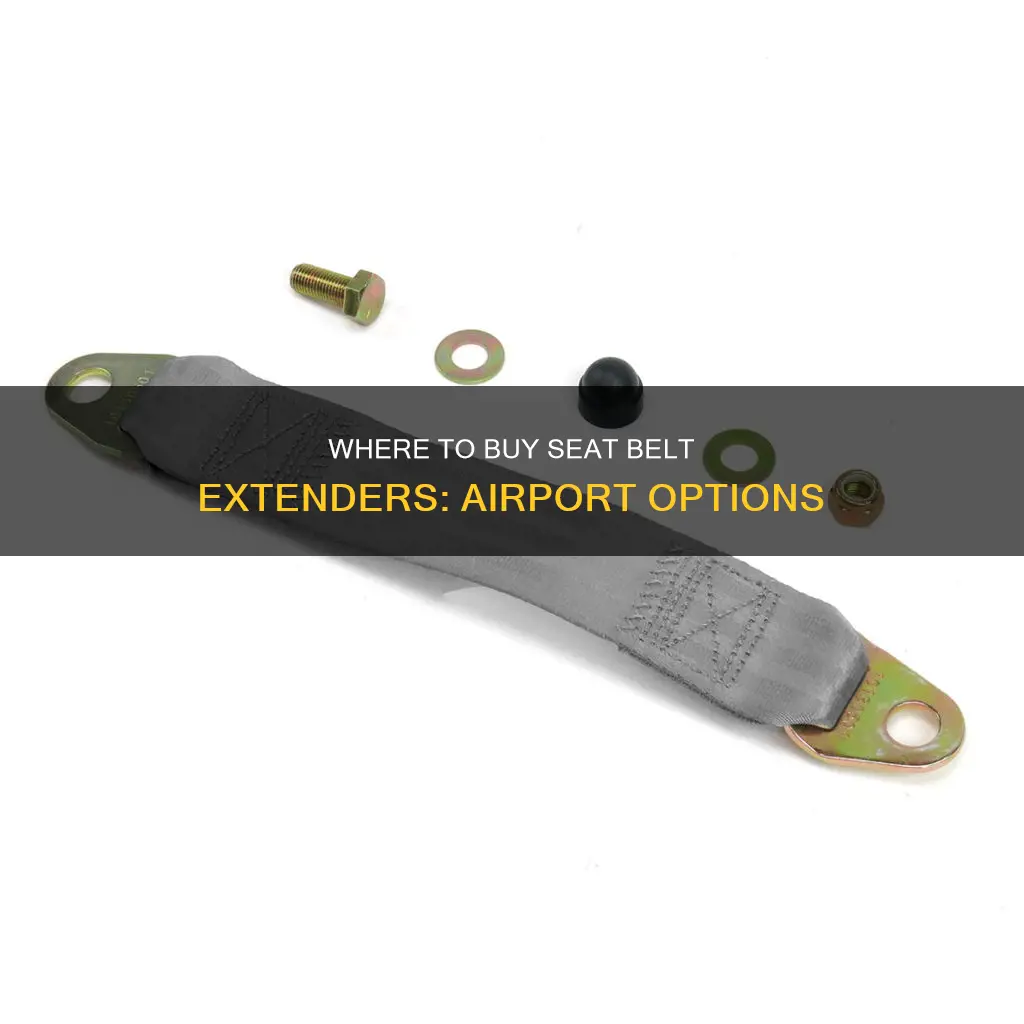 can you buy a seat belt extender at the airport