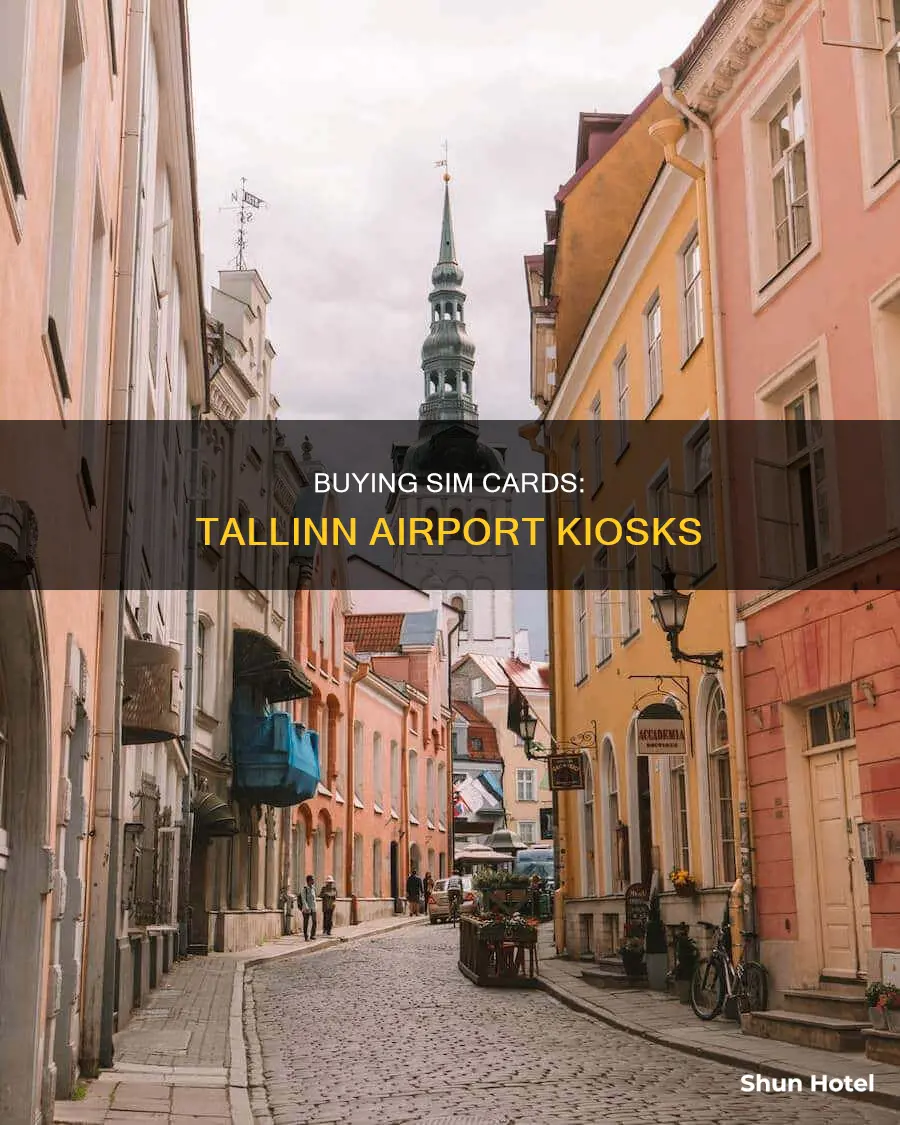can you buy a sim card at the tallinn airport