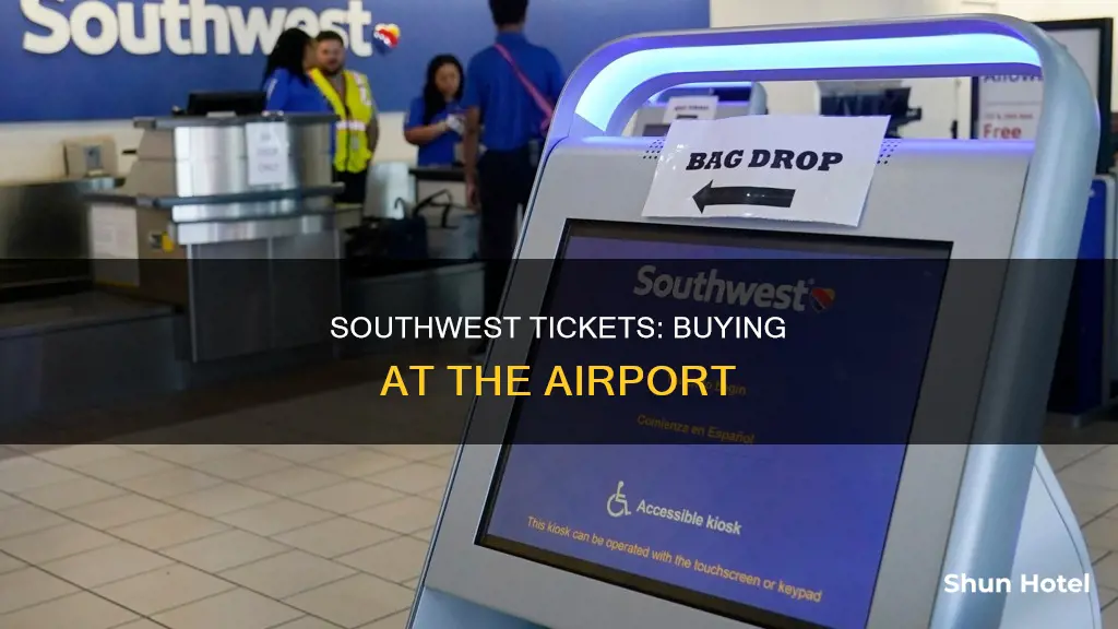 can you buy a southwest ticket at the airport