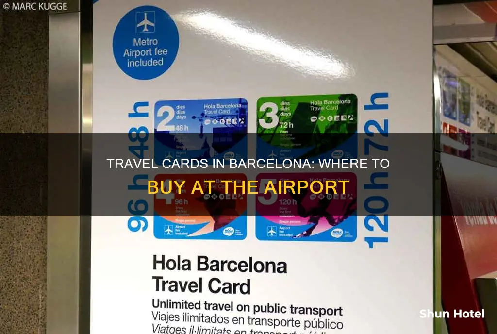 can you buy a t usual card in barcelona airport