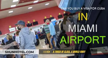 Miami Airport: Buying a Cuban Visa