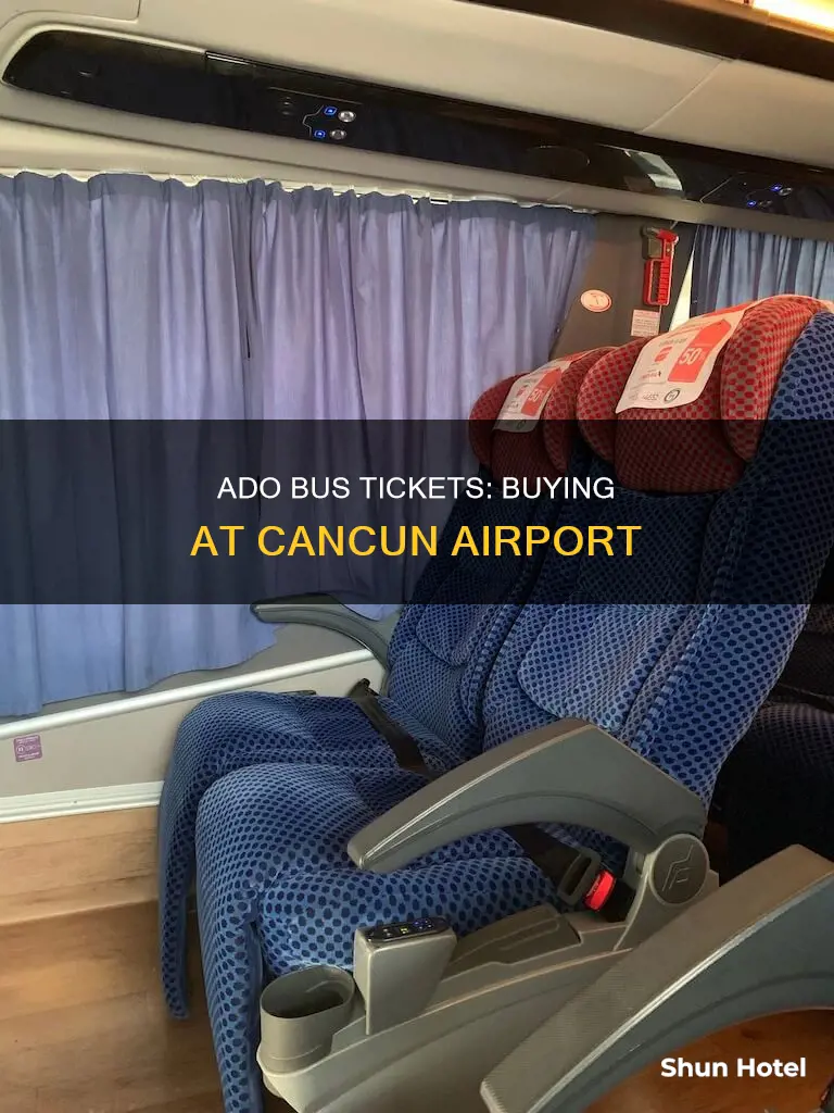 can you buy ado bus tickets at cancun airport