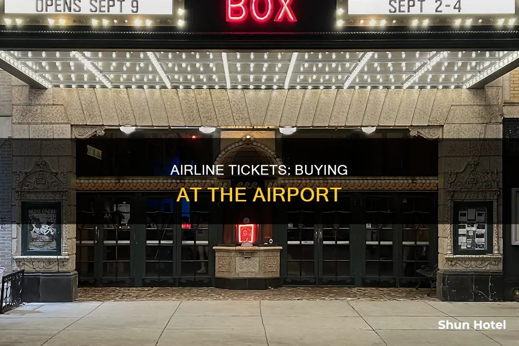can you buy airline ticket at airport