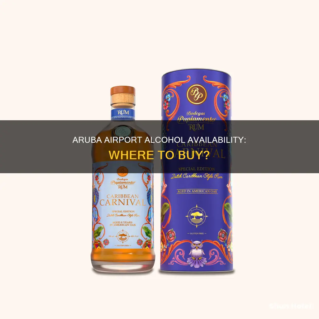 can you buy alcohol at aruba airport