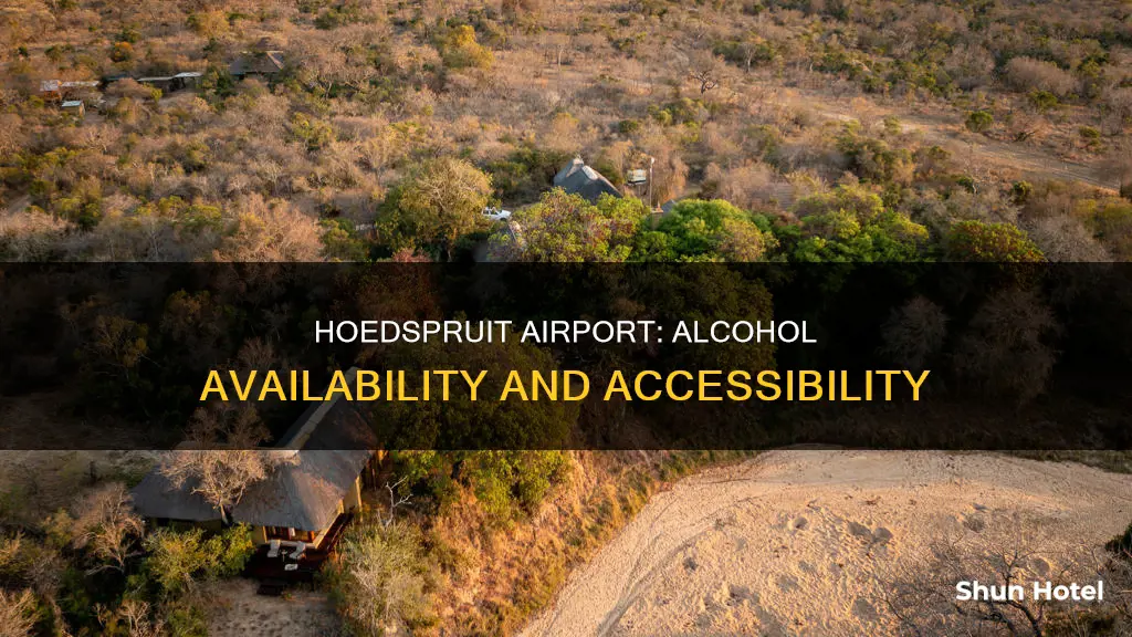 can you buy alcohol at hoedspruit airport