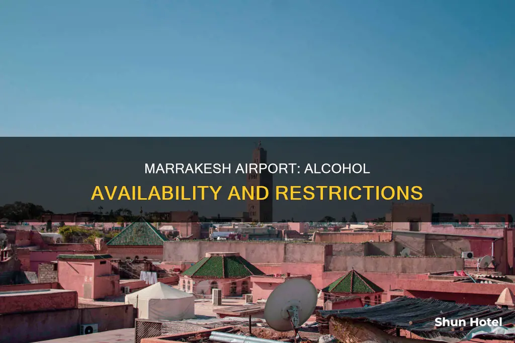can you buy alcohol at marrakech airport
