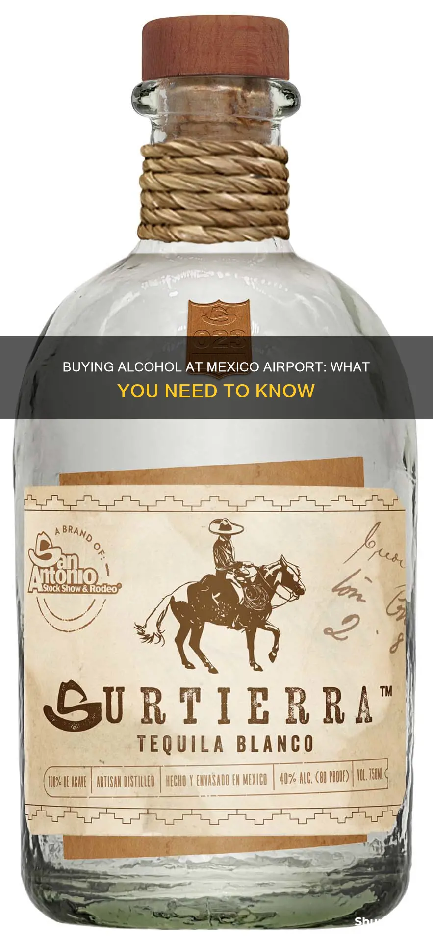 can you buy alcohol at mexico airport