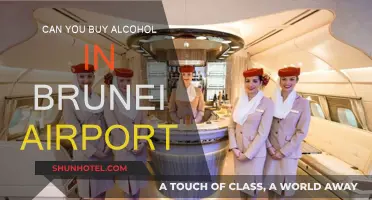 Alcohol Availability in Brunei Airport
