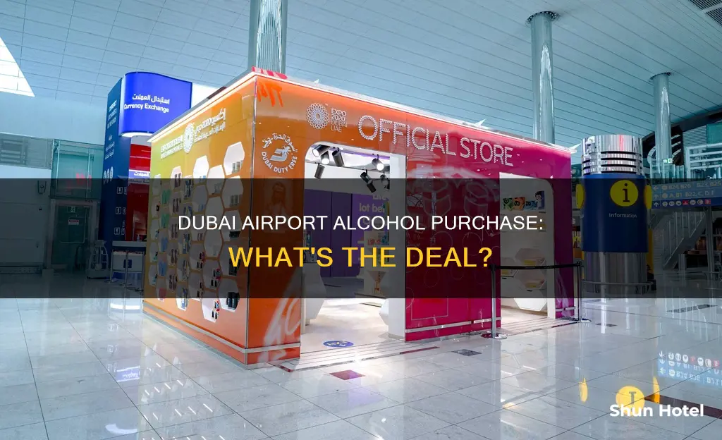 can you buy alcohol in the dubia airport upon arrival