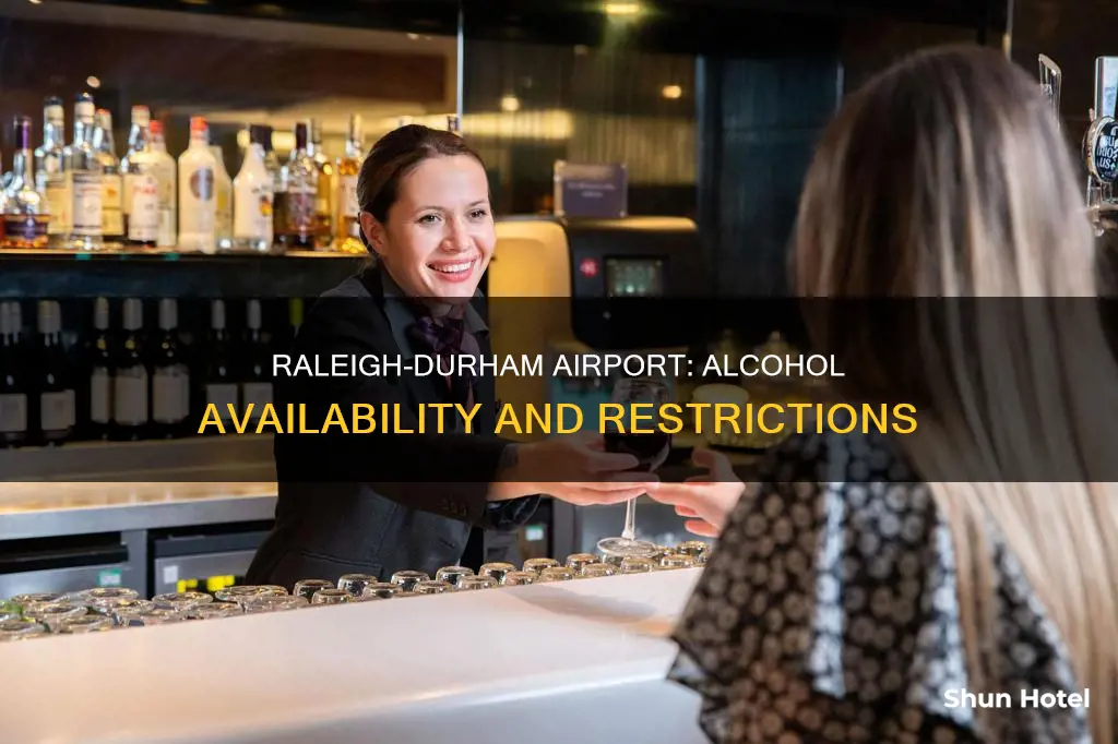 can you buy alcohol in the raleigh airport