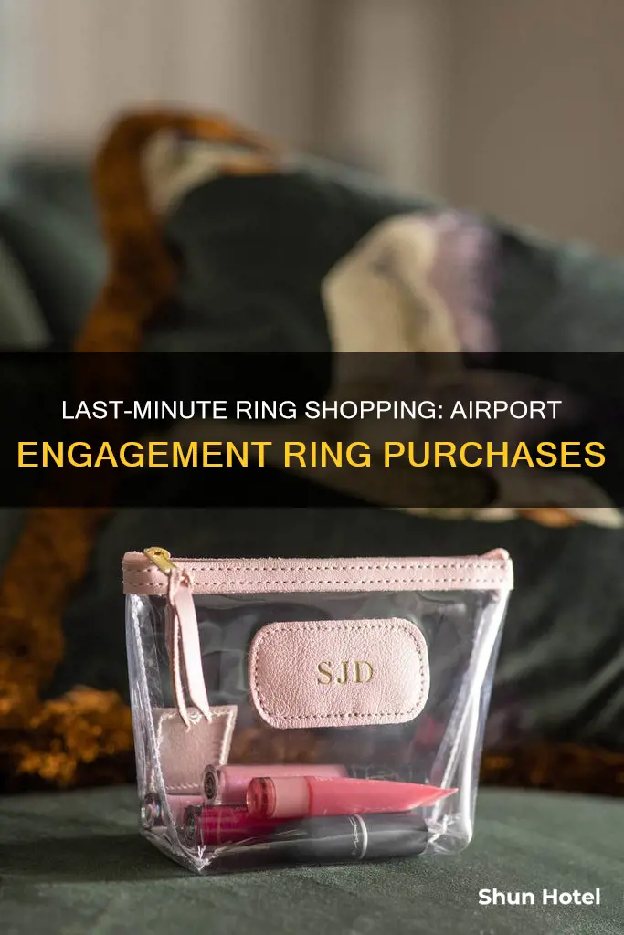 can you buy an engagement ring in the airport