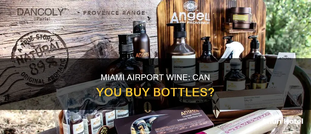 can you buy bottles of wine at miami airport