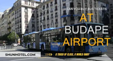 Budapest Airport: Buying Bus Tickets On-Site