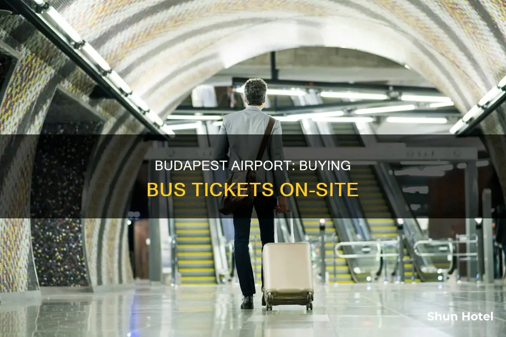 can you buy bus tickets at budapest airport